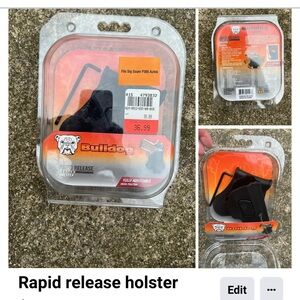 Rapid release holster